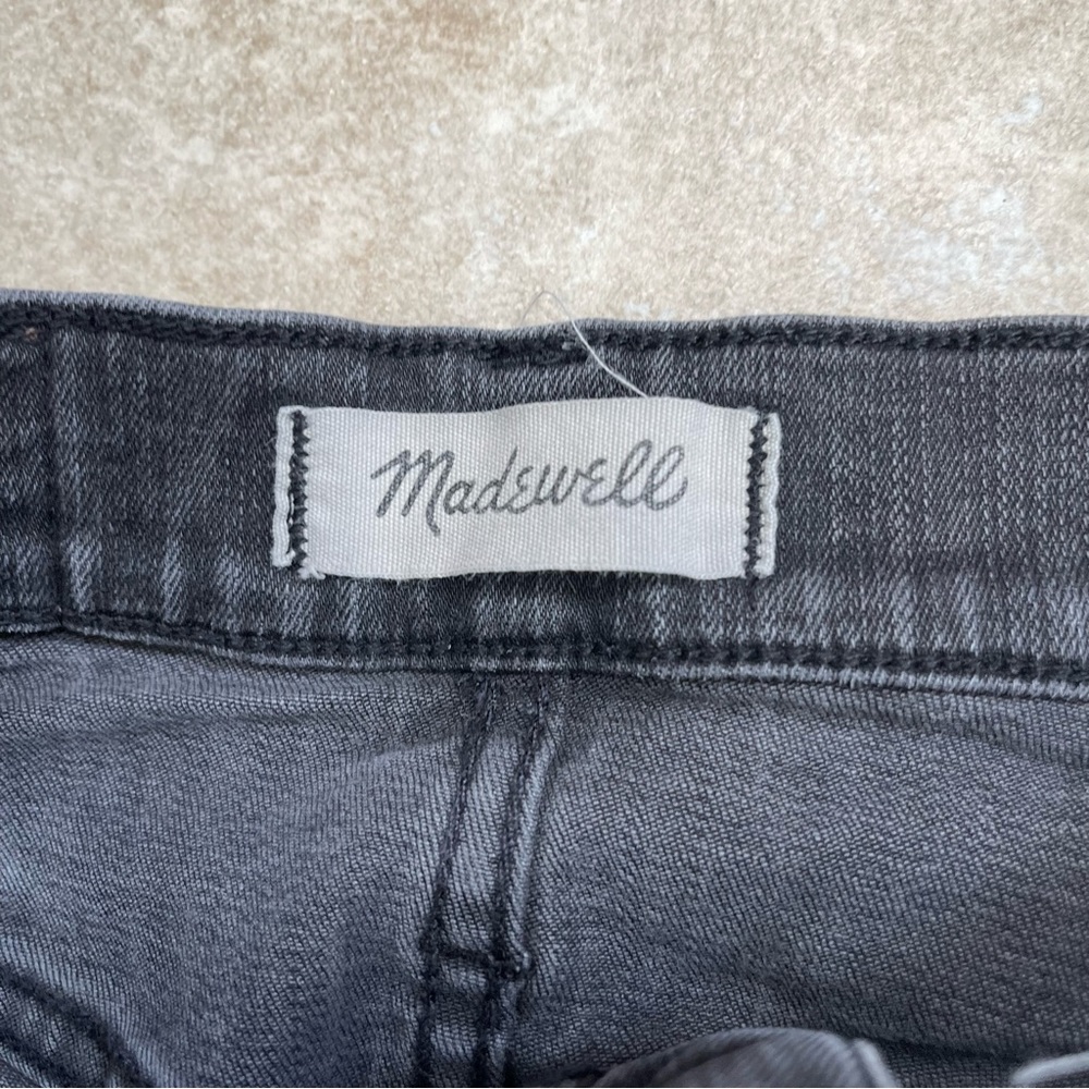 Madewell 9" High Rise Skinny Jeans Women's Size 24 Stretch Denim Dark Wash Black - Picture 7 of 13